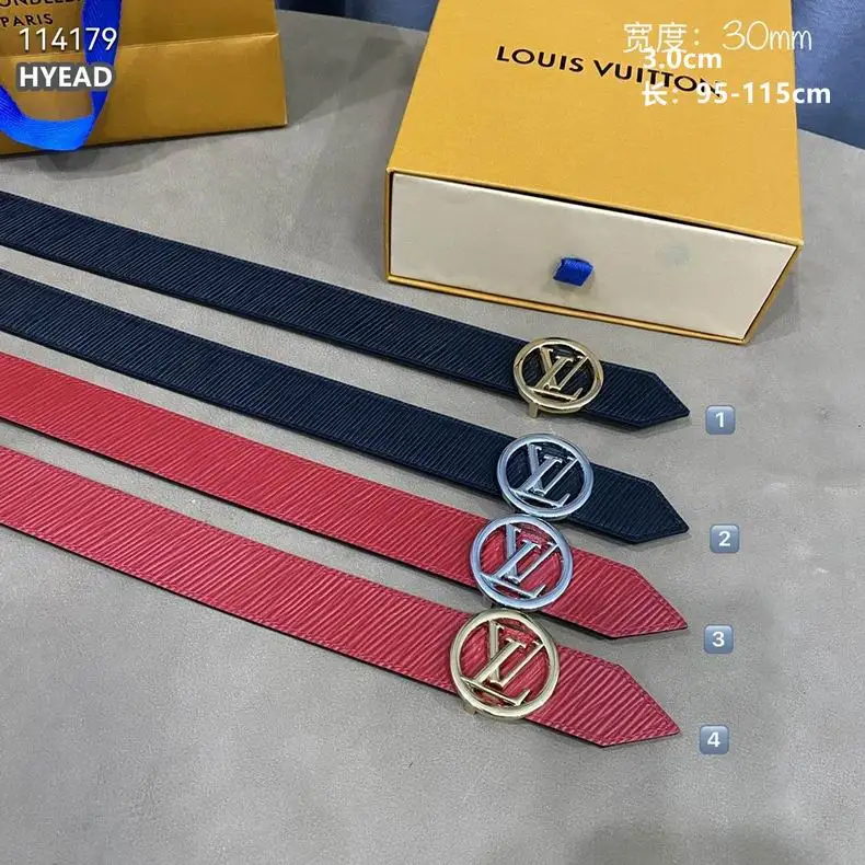 LV Belt 30mmX95-115cm 8L21